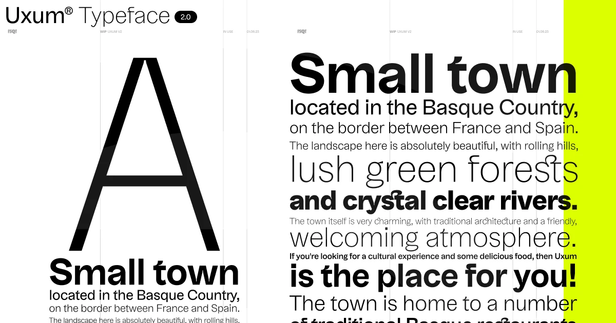 Uxum® Typeface 2.0 Open Graph image